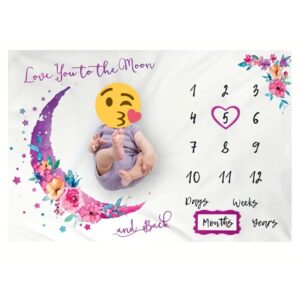 Kocyk do zdjęć księżyc różowy