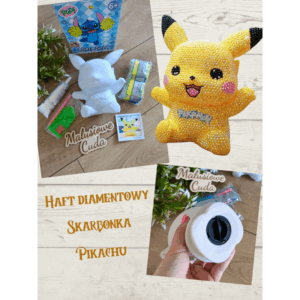 Skarbonka Haft diamentowy Pikachu Pokemon