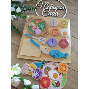 Alternative view of Warzywka do krojenia (magnes)