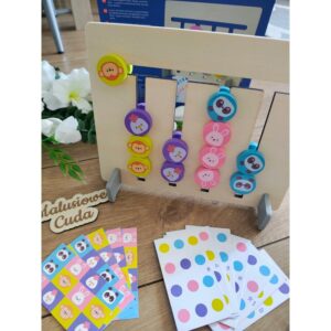 Układanka stojąca (dopasowywanie kolorów)