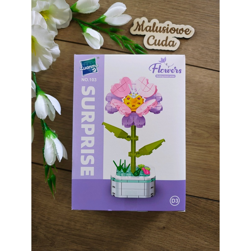 Klocki Kwiatek mały Surprise NO.103-D3 164 elem.