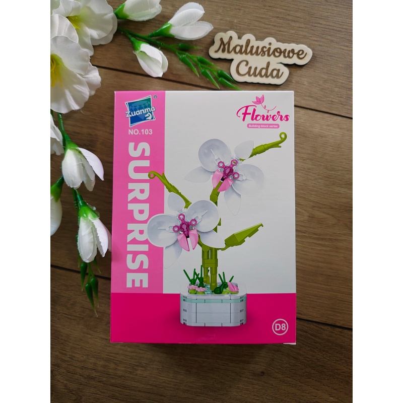 Klocki Kwiatek mały Surprise NO.103-D8 140 elem.