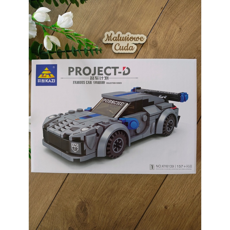 Klocki Auto Project-D NO.KY6139-1 szare 157 elem.