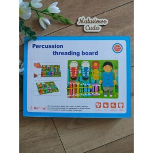 Alternative view of Cymbałki z butami do nauki sznurowania