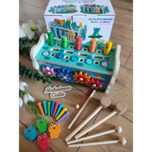 Alternative view of Zabawka drewniana przebijak Żaba