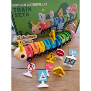 Alternative view of Gąsienica / pociąg ze znakami