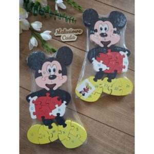 Puzzle drewniane Myszka Miki Mickey