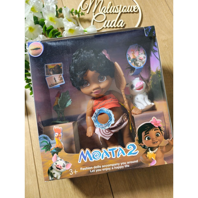 Lalka Vaiana 2 czerwony top /wys. 28cm