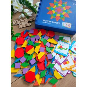 Układanka geometryczna Mozaika (niebieskie pudełko)