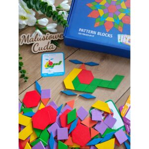 Alternative view of Układanka geometryczna Mozaika (niebieskie pudełko)