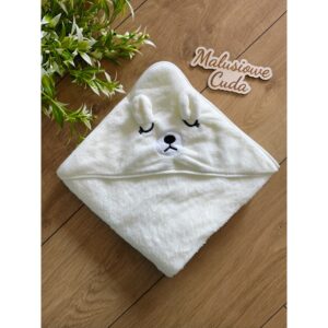 Ręcznik polar koralowy 80x80cm ecru