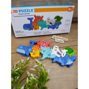 Puzzle 3D - zwierzęta oceanu