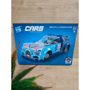 Klocki Auto Cars 094 B niebieskie 211 elem.
