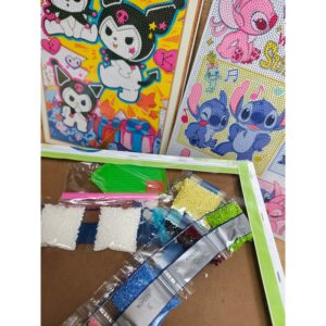 Alternative view of Haft diamentowy 30x40cm Kuromi kolorowe