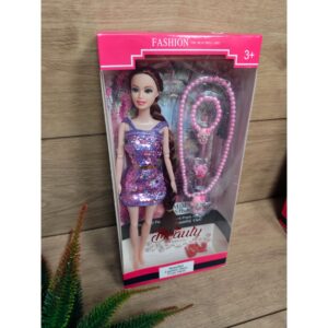 Alternative view of Lalka Fashion świecące ubranie fioletowe /wys. 28cm