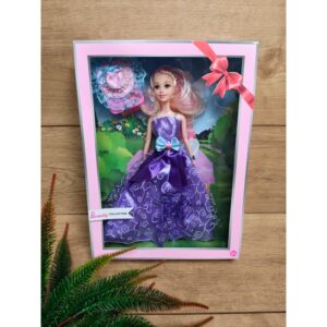 Lalka Beauty suknia balowa fioletowa