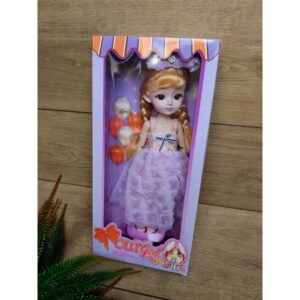 Lalka OurGirl średnia różowa sukienka /wys. 30cm