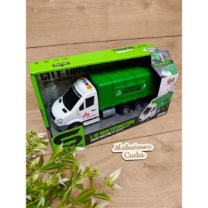 Auto Śmieciarka 1:16 zielona