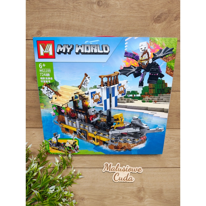 Klocki Minecraft MyWorld MG1100 724 elem.