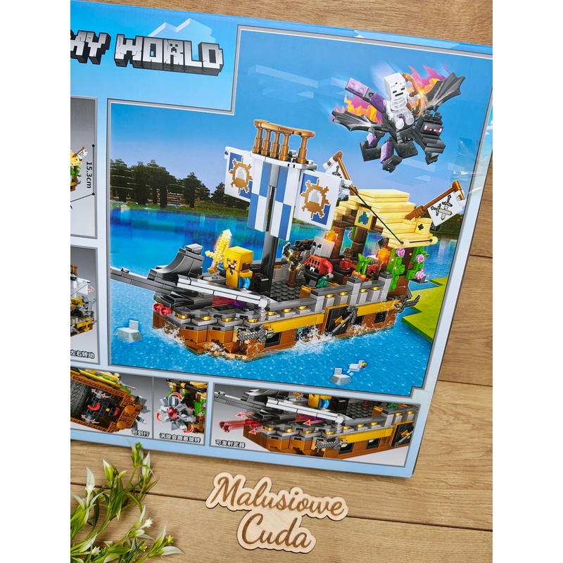 Klocki Minecraft MyWorld MG1100 724 elem. - obrazek 2