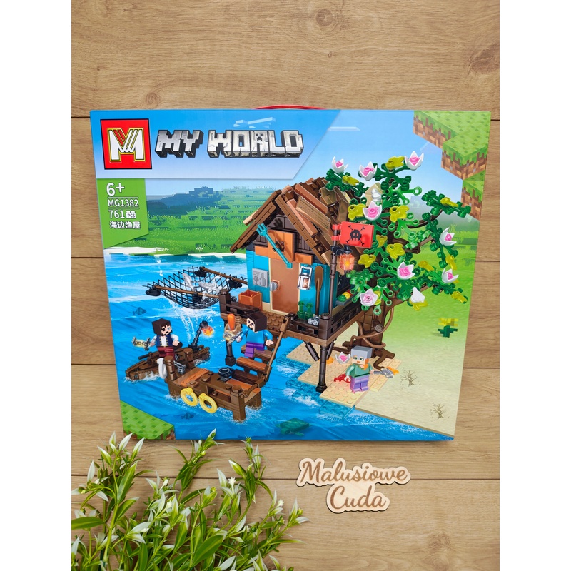 Klocki Minecraft MyWorld MG1382 761 elem.