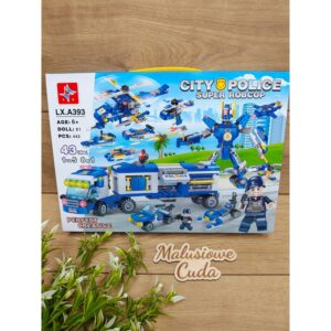 Klocki Policja/Robot LX.A393 443 elem.
