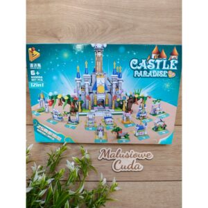Klocki Castle 633056 niebieski 12w1 607 elem.