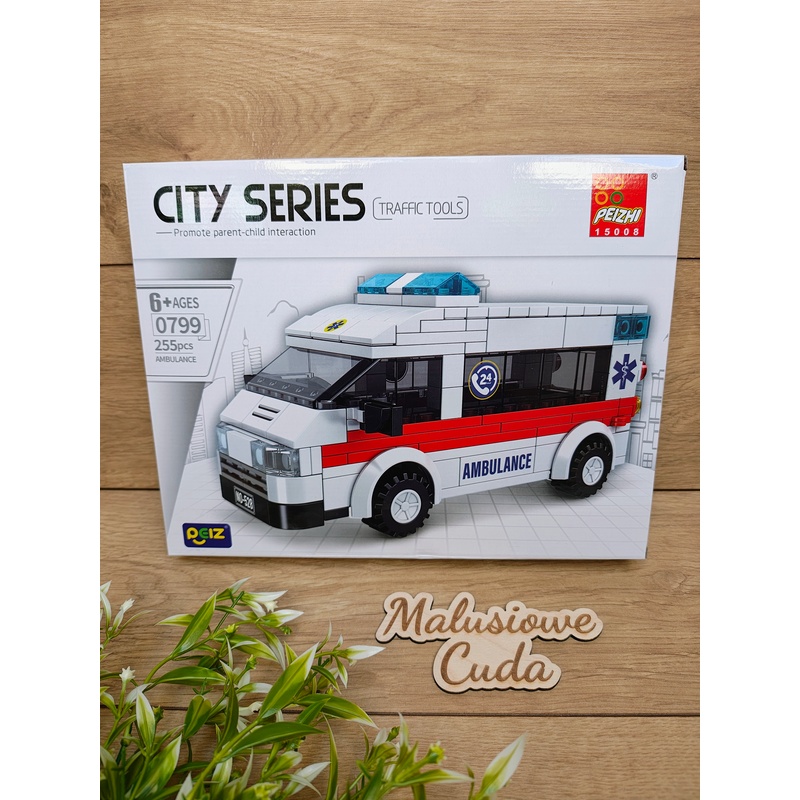 Klocki Auto City Series 0799 karetka/ambulans 255 elem.