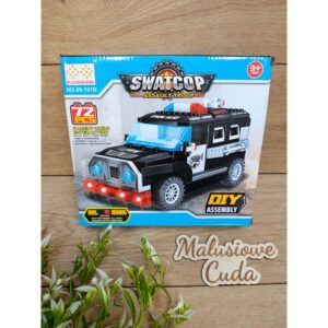 Alternative view of Klocki Auto Policja NO.89-101B czarna 72 elem.