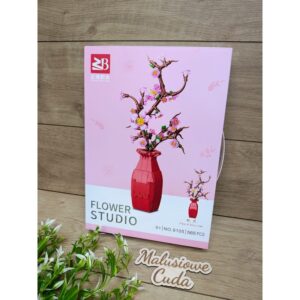 Alternative view of Klocki Kwiaty Wiśni w wazonie NO.9105 565 elem.