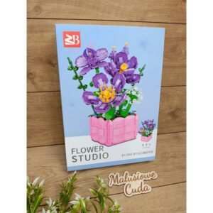 Alternative view of Klocki Kwiaty NO.9113 Fioletowe 583 elem.