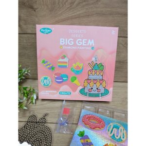 Haft diamentowy breloczki tort