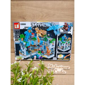 Klocki Minecraft MyWorld LED NO.LB615 szare 551 elem.