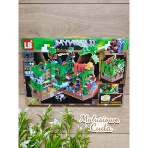 Klocki Minecraft MyWorld LED NO.LB607 zielone 501 elem.