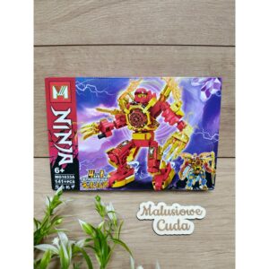Klocki Ninja MG1633A czerwony 141 elem.