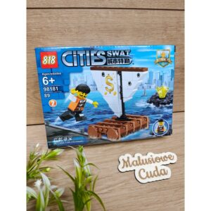 Alternative view of Klocki Policja Cities 98181-2 89 elem.