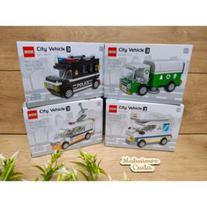 Alternative view of Klocki Autko City Vehicle NO.1032A-5 102 elem.