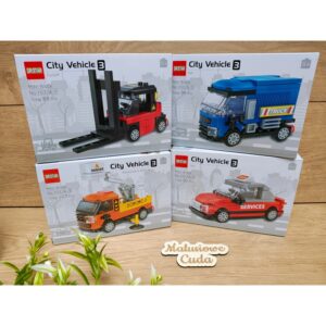 Alternative view of Klocki Autko City Vehicle NO.1032A-1 88 elem.