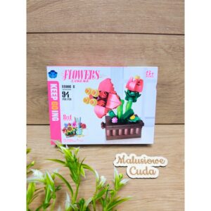 Klocki kwiatek mały BB006-8 94 elem.