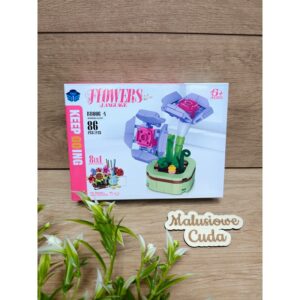 Klocki kwiatek mały BB006-4 86 elem.