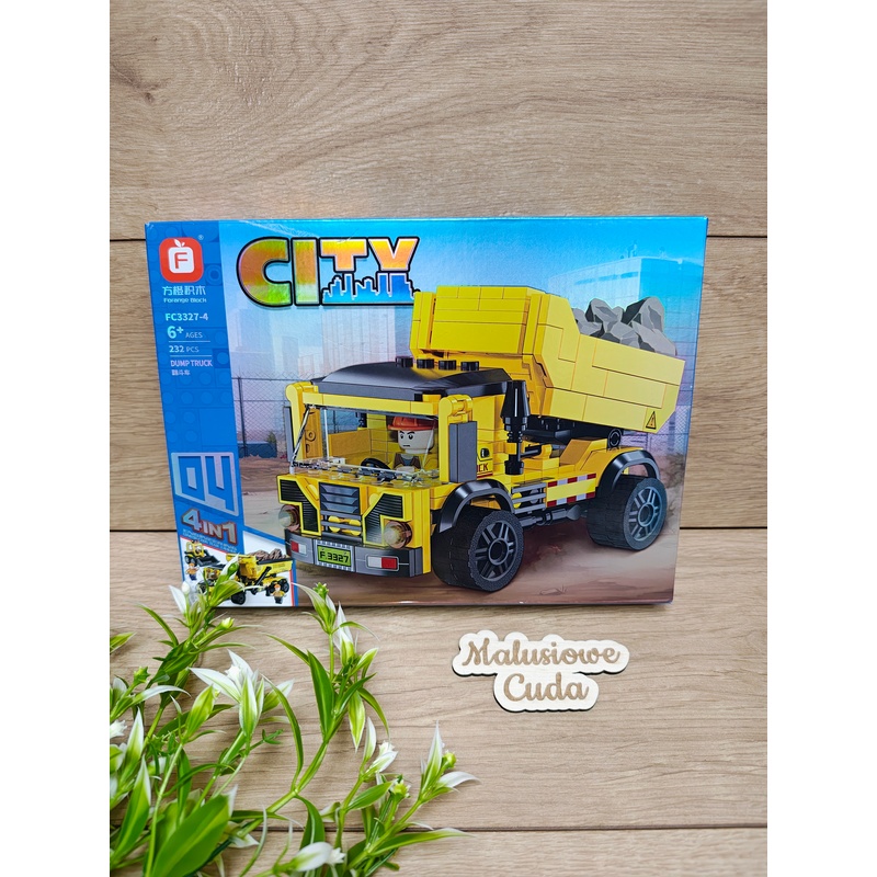 Klocki Auto Maszyny budowlane FC3327-4 232 elem.