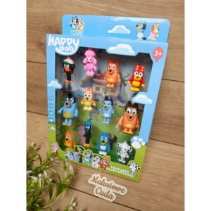 Alternative view of Figurki Bluey 12 sztuk zestaw