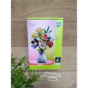 Alternative view of Klocki Kwiaty z wazonem 109-2 zielone 730 elem. wazon