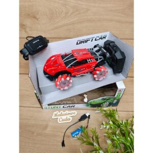 Auto na sterowanie Stunt Car czerwone