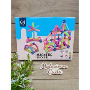 Alternative view of Klocki magnetyczne Sticks 64 elem.