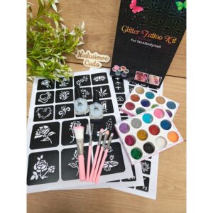 Tatuaże brokatowe czarne opakowanie