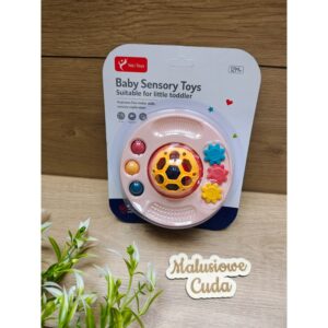 Grzechotka piłka różowa 12m+