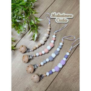 Alternative view of Zawieszka do smoczka - kulki beżowe