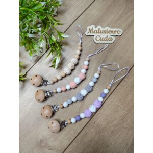 Alternative view of Zawieszka do smoczka - kulki morelowe