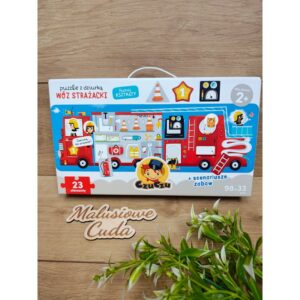 Puzzle z dziurką CzuCzu Wóz strażacki